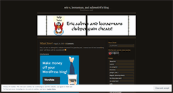 Desktop Screenshot of ericecpcheats.wordpress.com