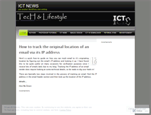 Tablet Screenshot of ictn.wordpress.com