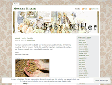 Tablet Screenshot of monkeymiller.wordpress.com