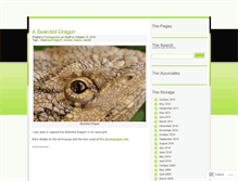 Tablet Screenshot of animalphotography.wordpress.com