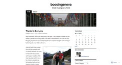 Desktop Screenshot of boosingeneva.wordpress.com