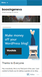 Mobile Screenshot of boosingeneva.wordpress.com