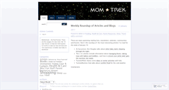 Desktop Screenshot of momtrek.wordpress.com
