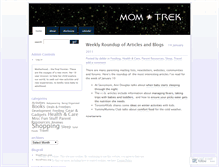 Tablet Screenshot of momtrek.wordpress.com