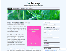 Tablet Screenshot of bookerplays.wordpress.com