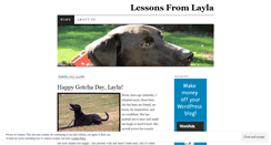 Desktop Screenshot of lessonsfromlayla.wordpress.com