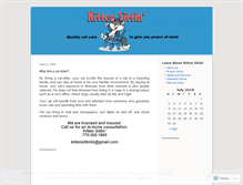 Tablet Screenshot of kittensittin.wordpress.com