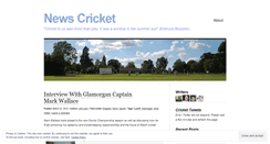 Desktop Screenshot of newscricket.wordpress.com