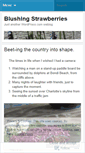 Mobile Screenshot of blushingstrawberries.wordpress.com