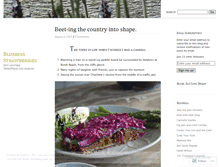 Tablet Screenshot of blushingstrawberries.wordpress.com