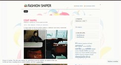 Desktop Screenshot of fashionsniper.wordpress.com