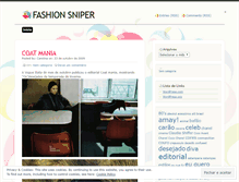 Tablet Screenshot of fashionsniper.wordpress.com