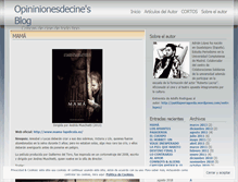 Tablet Screenshot of opininionesdecine.wordpress.com