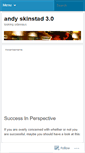 Mobile Screenshot of andyskinstad.wordpress.com