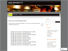 Tablet Screenshot of andyskinstad.wordpress.com