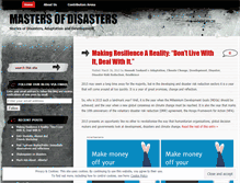 Tablet Screenshot of mastersofdisasters.wordpress.com