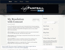 Tablet Screenshot of ladypaintball.wordpress.com