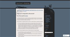 Desktop Screenshot of davinav.wordpress.com