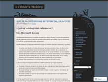 Tablet Screenshot of davinav.wordpress.com