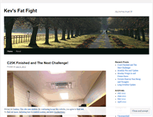 Tablet Screenshot of kevsfatfight.wordpress.com