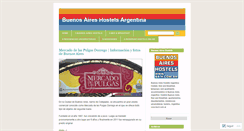 Desktop Screenshot of buenosaireshostelsargentina.wordpress.com