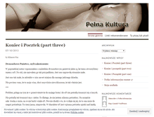 Tablet Screenshot of pelnakultura.wordpress.com