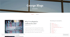 Desktop Screenshot of georgeblogs.wordpress.com