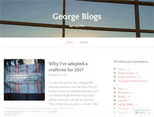 Tablet Screenshot of georgeblogs.wordpress.com