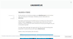 Desktop Screenshot of linuxmintlife.wordpress.com