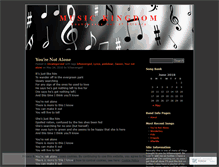 Tablet Screenshot of generationlyrics.wordpress.com