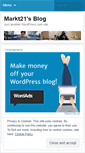 Mobile Screenshot of markt21.wordpress.com