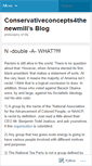 Mobile Screenshot of conservativeconcepts4thenewmill.wordpress.com