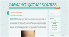 Desktop Screenshot of caramengatasiscabies.wordpress.com