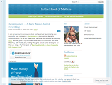 Tablet Screenshot of heartofmatters.wordpress.com