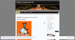 Desktop Screenshot of manduperformanceart.wordpress.com