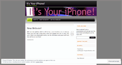 Desktop Screenshot of itsyouriphone.wordpress.com