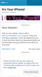Mobile Screenshot of itsyouriphone.wordpress.com