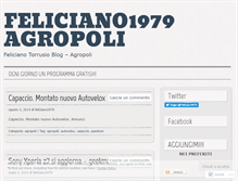 Tablet Screenshot of feliciano1979.wordpress.com