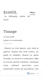 Mobile Screenshot of ecritol.wordpress.com