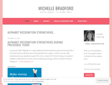 Tablet Screenshot of michellebradford.wordpress.com