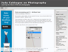 Tablet Screenshot of judycabbages.wordpress.com