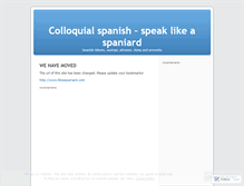 Tablet Screenshot of likeaspaniard.wordpress.com