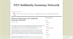 Desktop Screenshot of nycsolidarity.wordpress.com