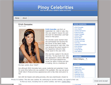 Tablet Screenshot of pinoycelebrities.wordpress.com