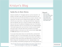 Tablet Screenshot of kristynmichelle.wordpress.com