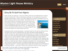 Tablet Screenshot of missionlighthouseministry.wordpress.com