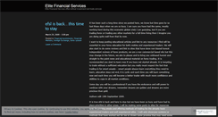 Desktop Screenshot of efsl.wordpress.com