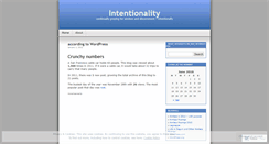 Desktop Screenshot of intentionalhope.wordpress.com