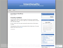 Tablet Screenshot of intentionalhope.wordpress.com
