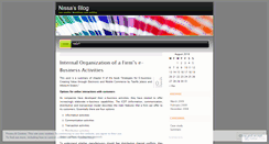 Desktop Screenshot of nisnis.wordpress.com